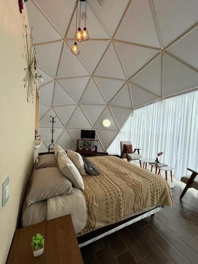 El Gato Glamping Con Vista Al Valle Huasca de Ocampo Habitación foto
