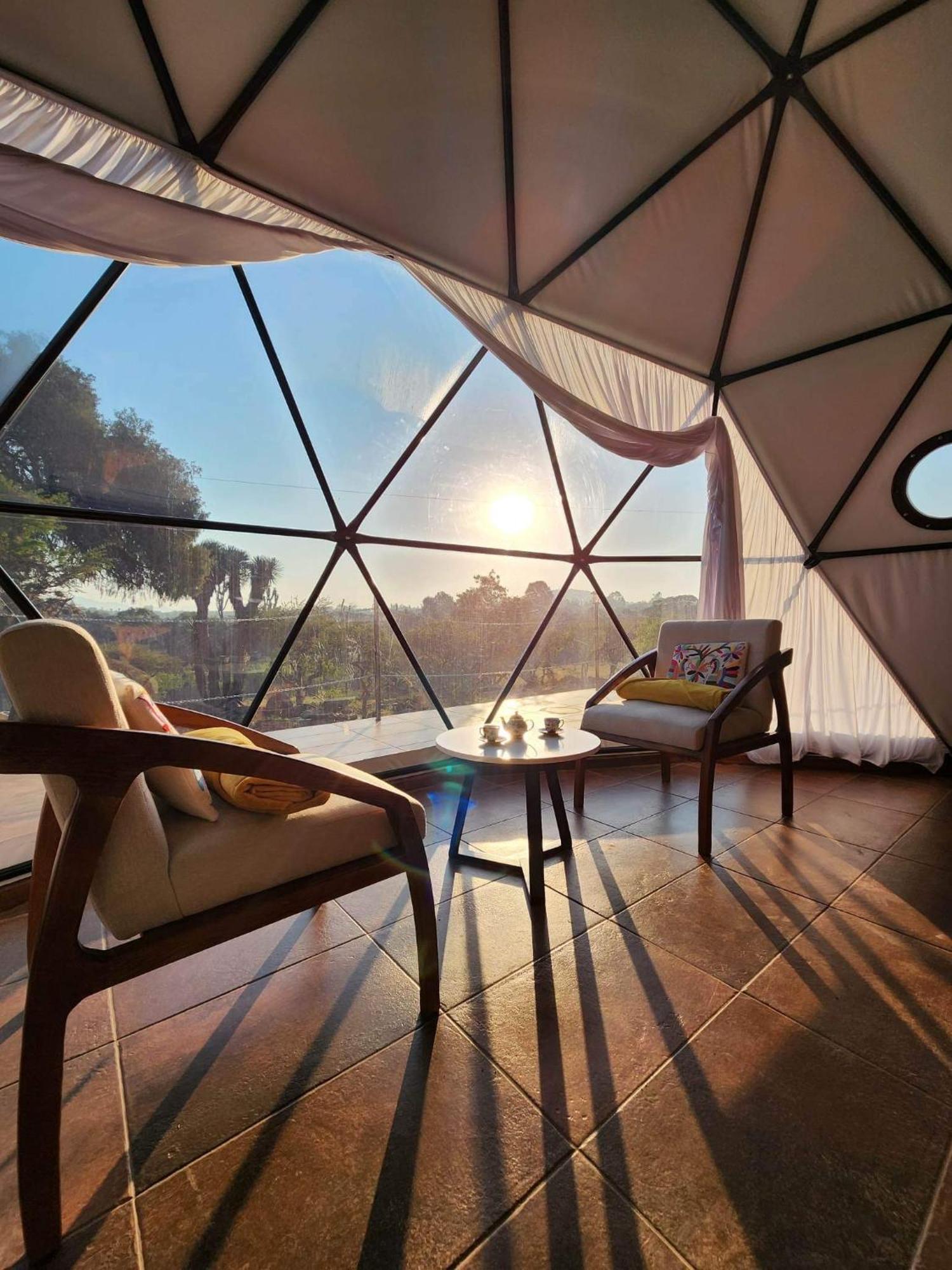 El Gato Glamping Con Vista Al Valle Huasca de Ocampo Exterior foto